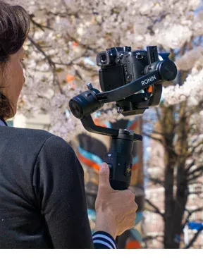 Achter de schermen tijdens videoproductie van Beelding